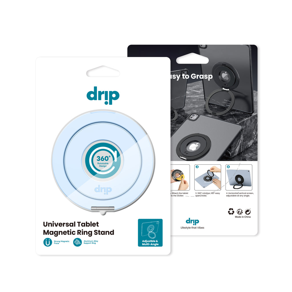 Drip 360 Rotating Universal Tablet Magnetic Ring Holder