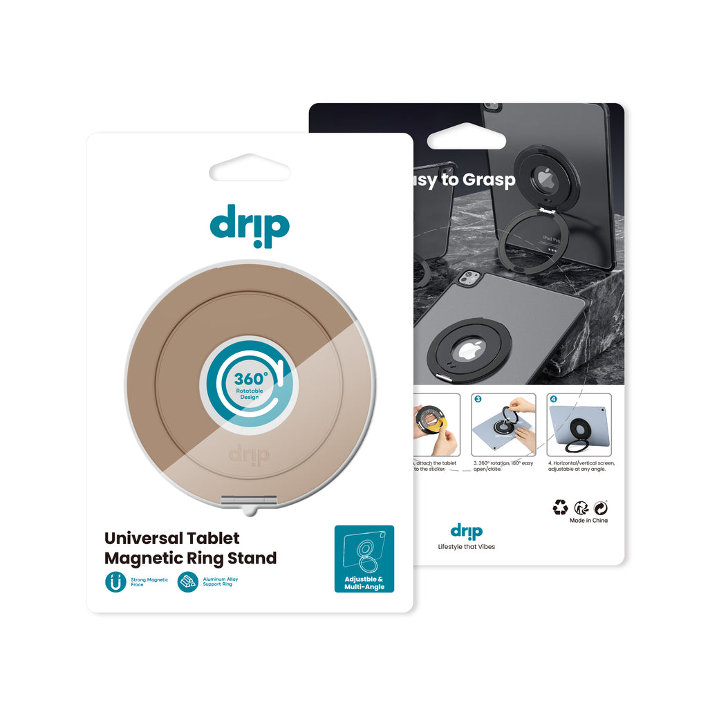 Drip 360 Rotating Universal Tablet Magnetic Ring Holder