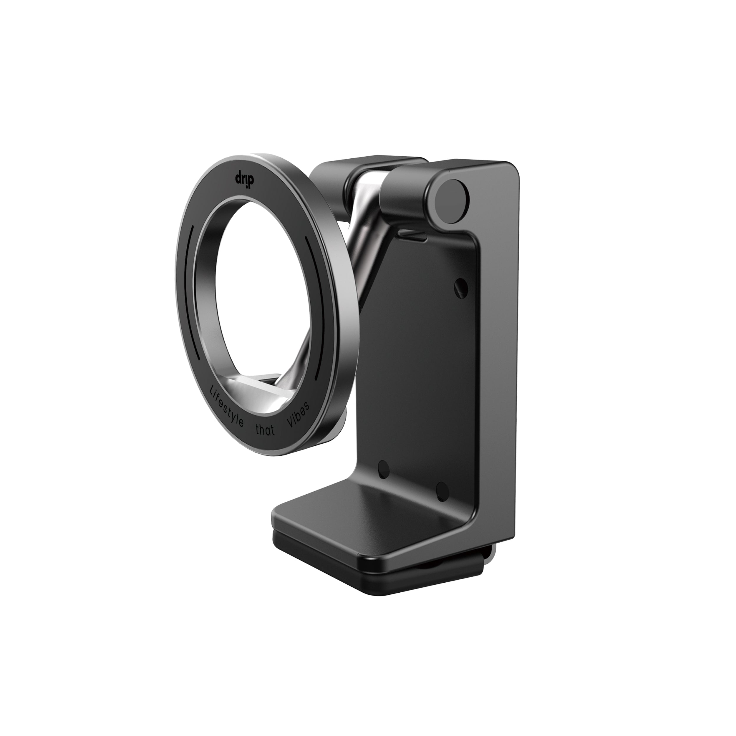 Drip 360° Rotatable Travel Extendable Magnetic Phone Mount Black