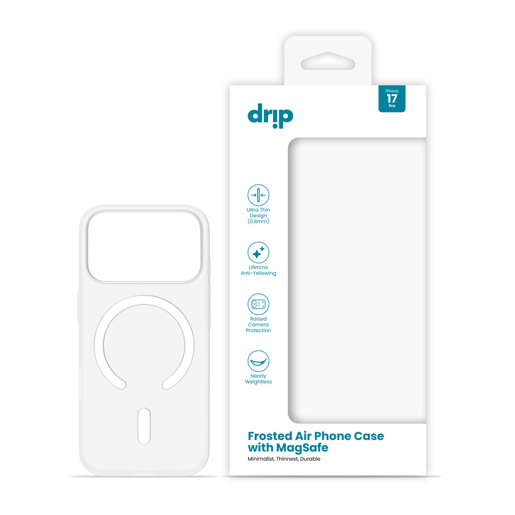 Drip Thinnest Frosted Phone Case with MagSafe Cosmic Orange for iPhone 17 Series