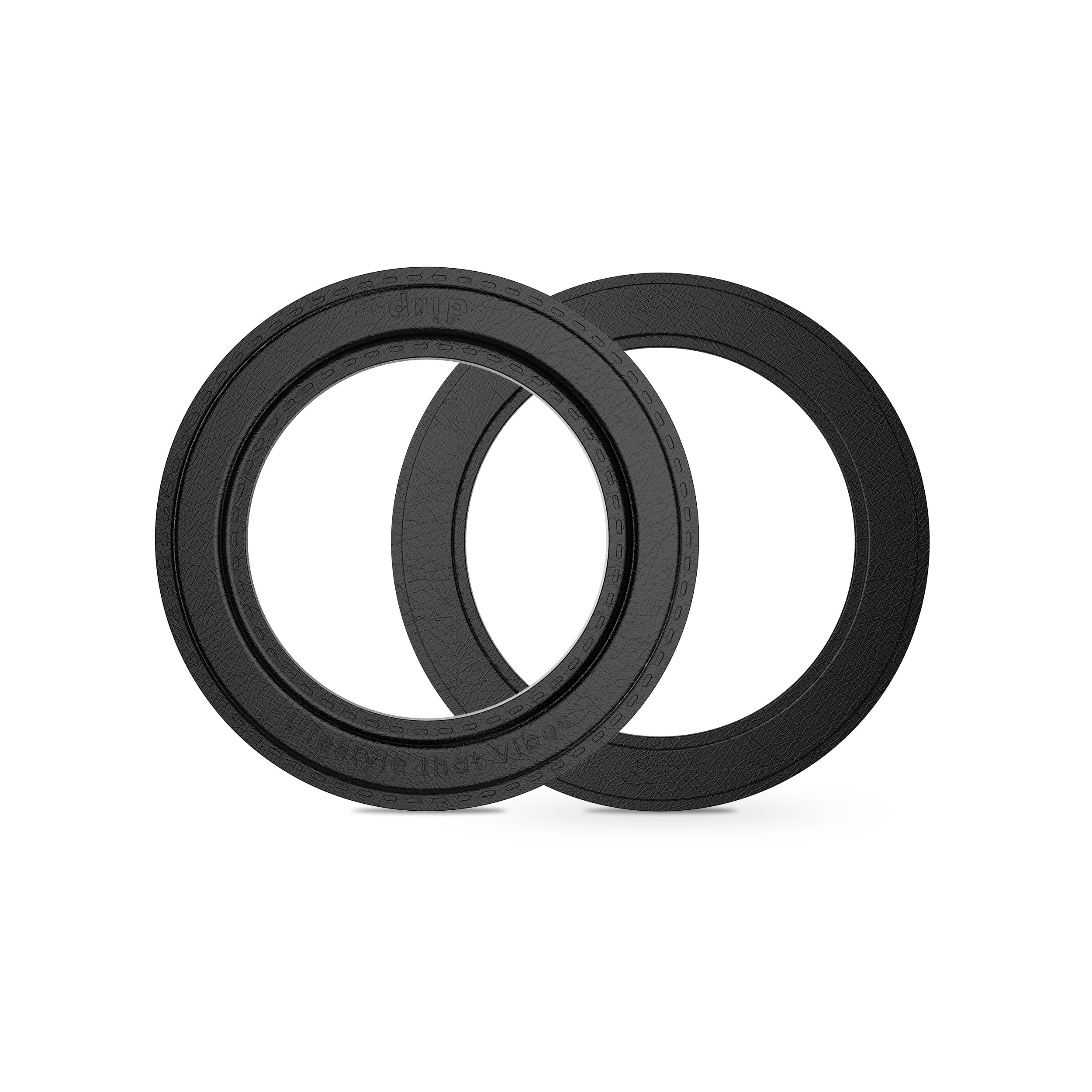 Drip Magnetic Ring & Metal Ring Black for Mobiles