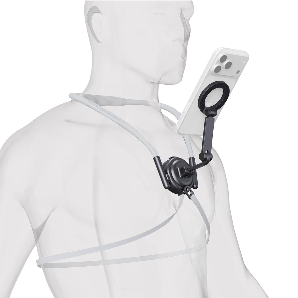 Drip Magnetic Neck Phone Mount Black
