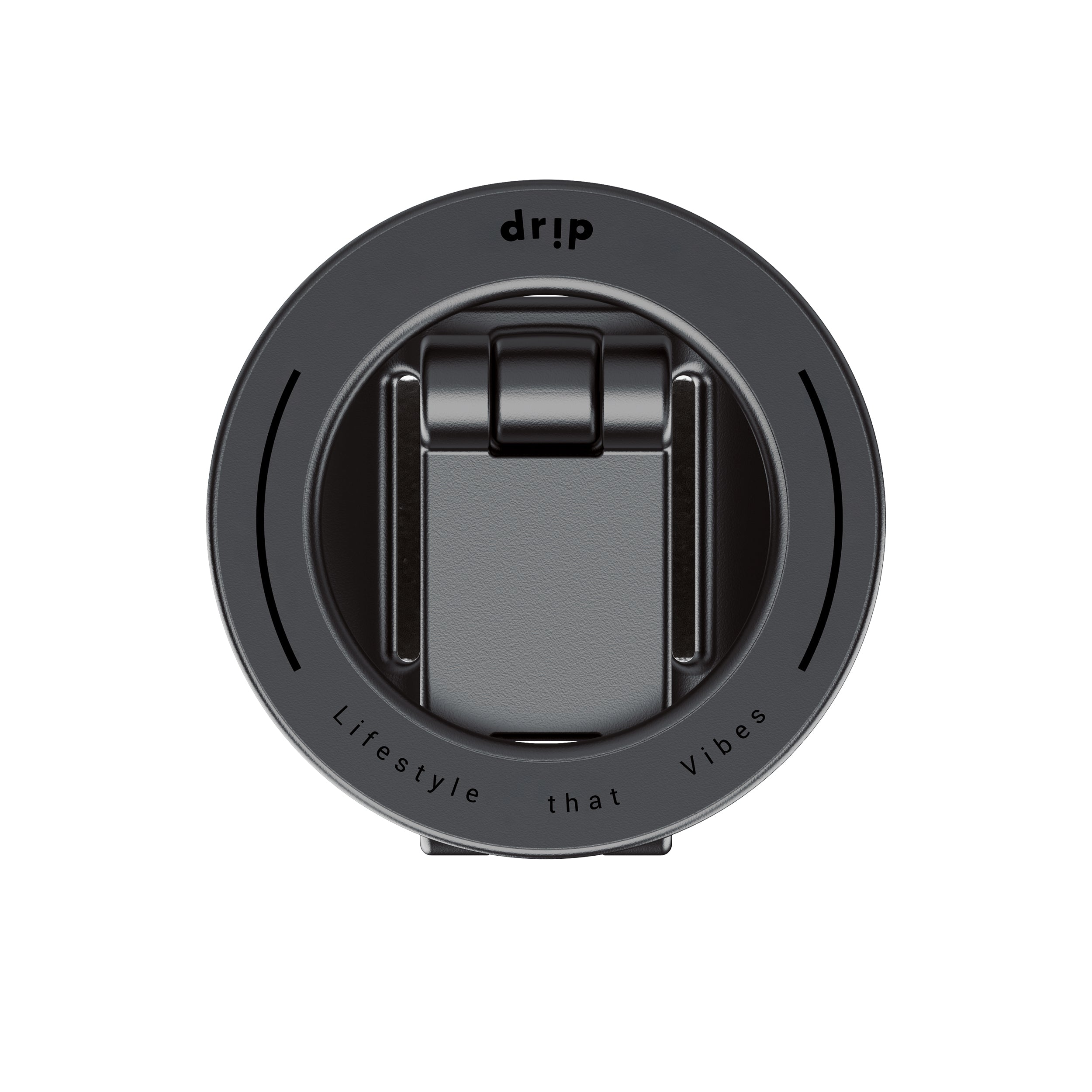 Drip Strap Magnetic Phone Mount Black