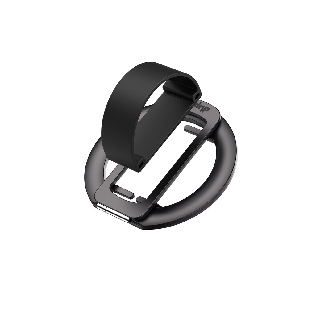 Drip SoftGrip Magnetic Ring Phone Holder with Removable Finger Strap