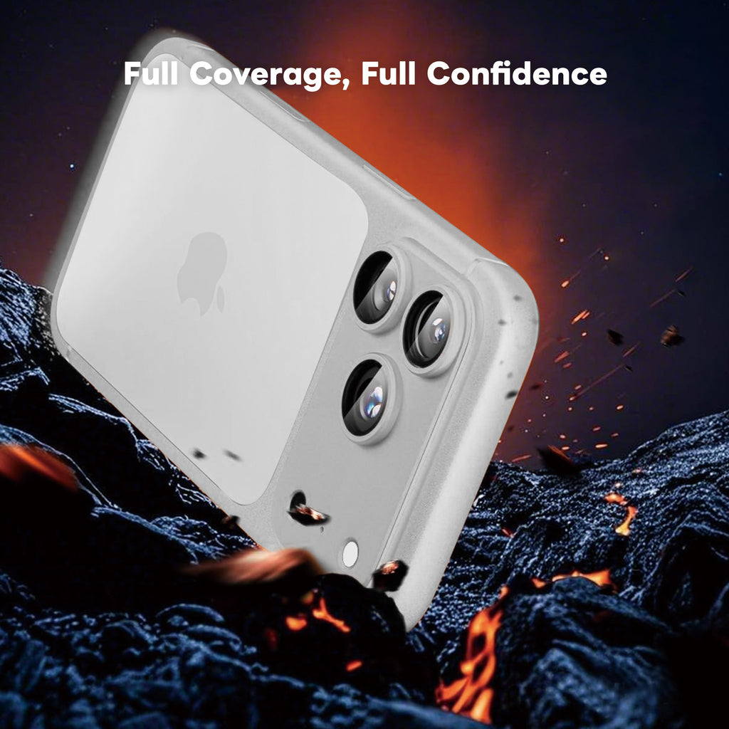 Drip Full-Coverage Aluminum Alloy Lens Protector Cosmic Orange for iPhone 17 Series