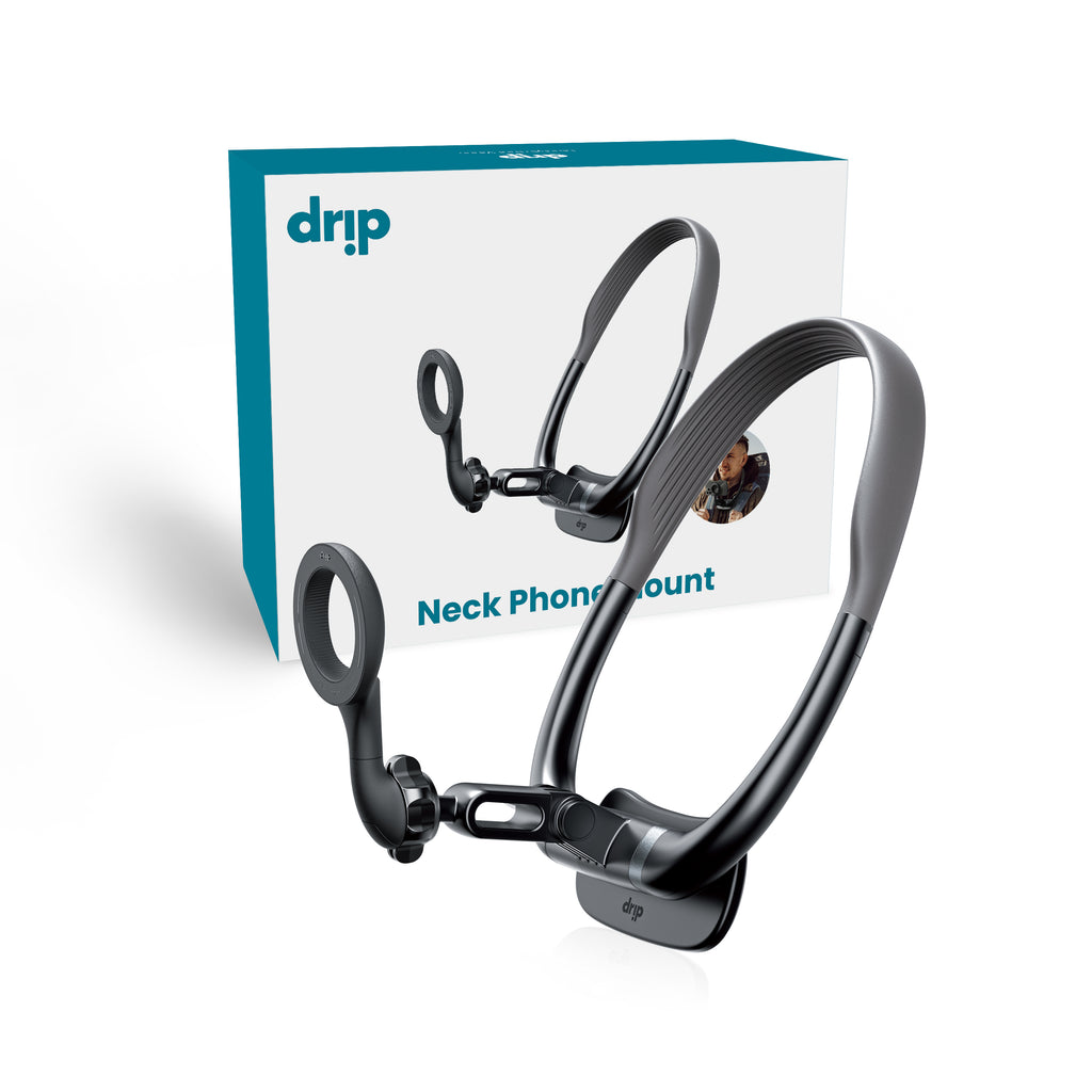 Drip Neck Phone Mount Black