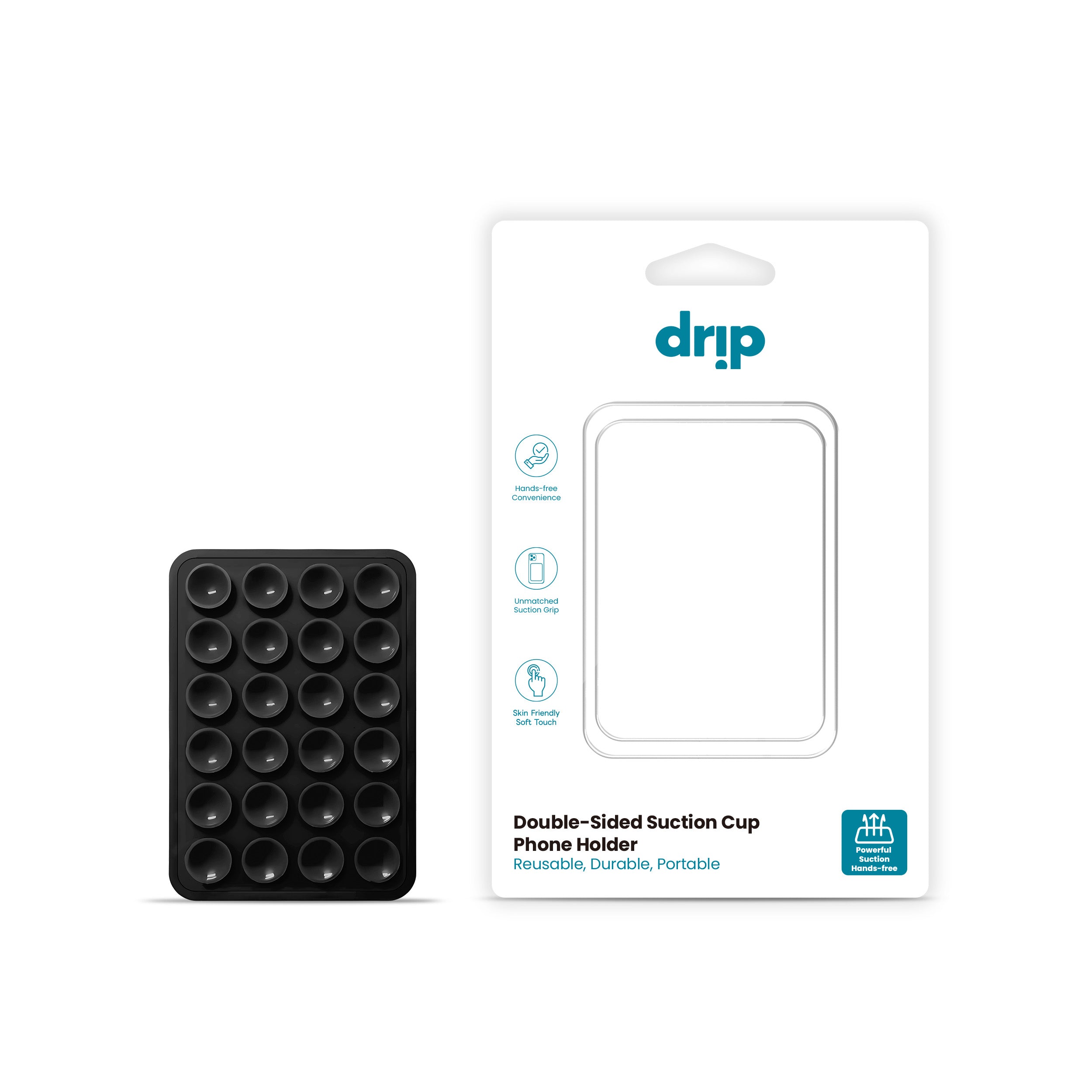 Drip Double-Sided Silicone Suction Cup Phone Holder