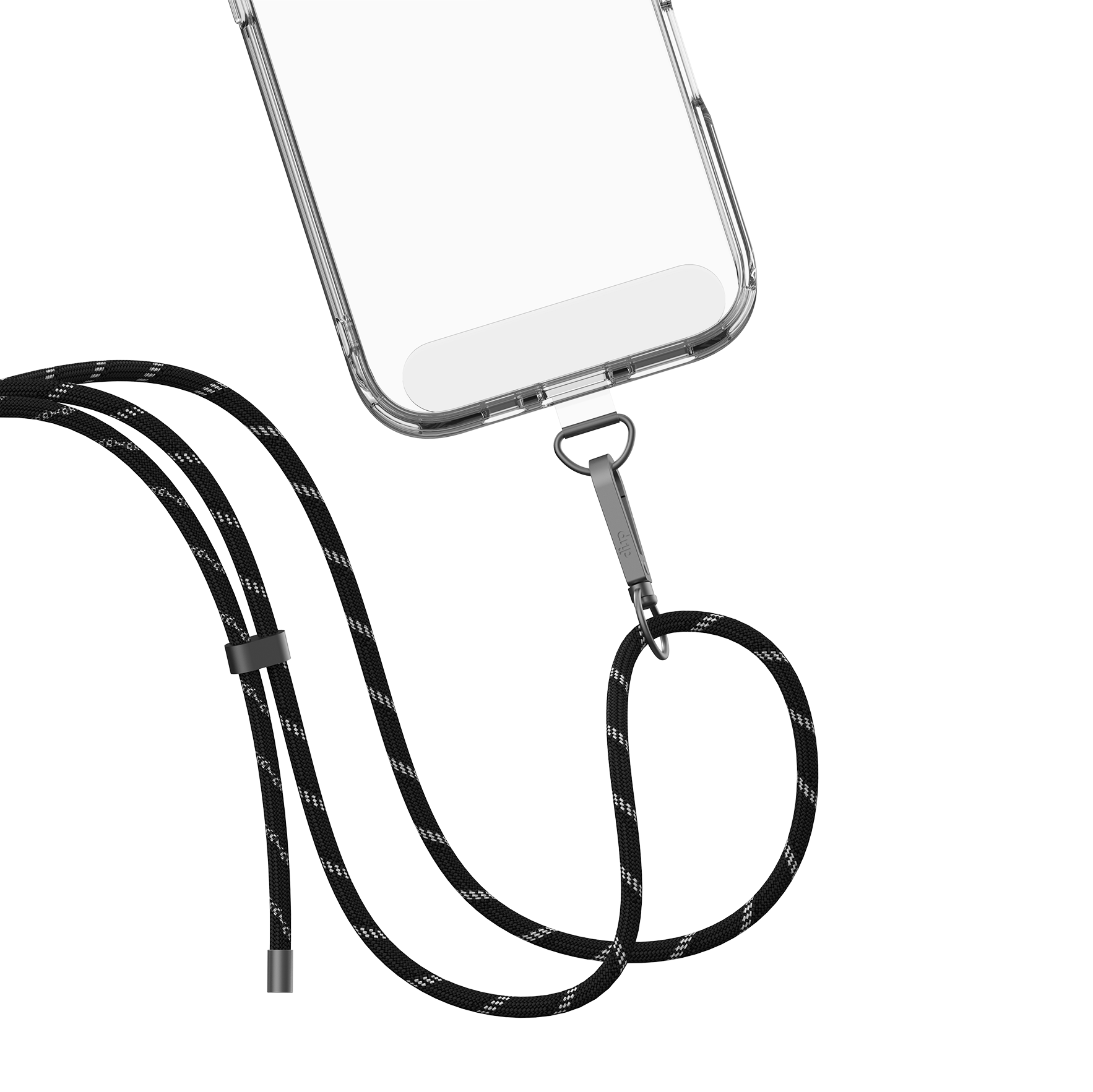Drip Rope Crossbody Strap with Phone Tether Tabs