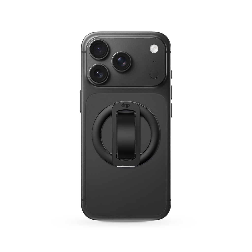 Drip SoftGrip Magnetic Ring Phone Holder with Removable Finger Strap