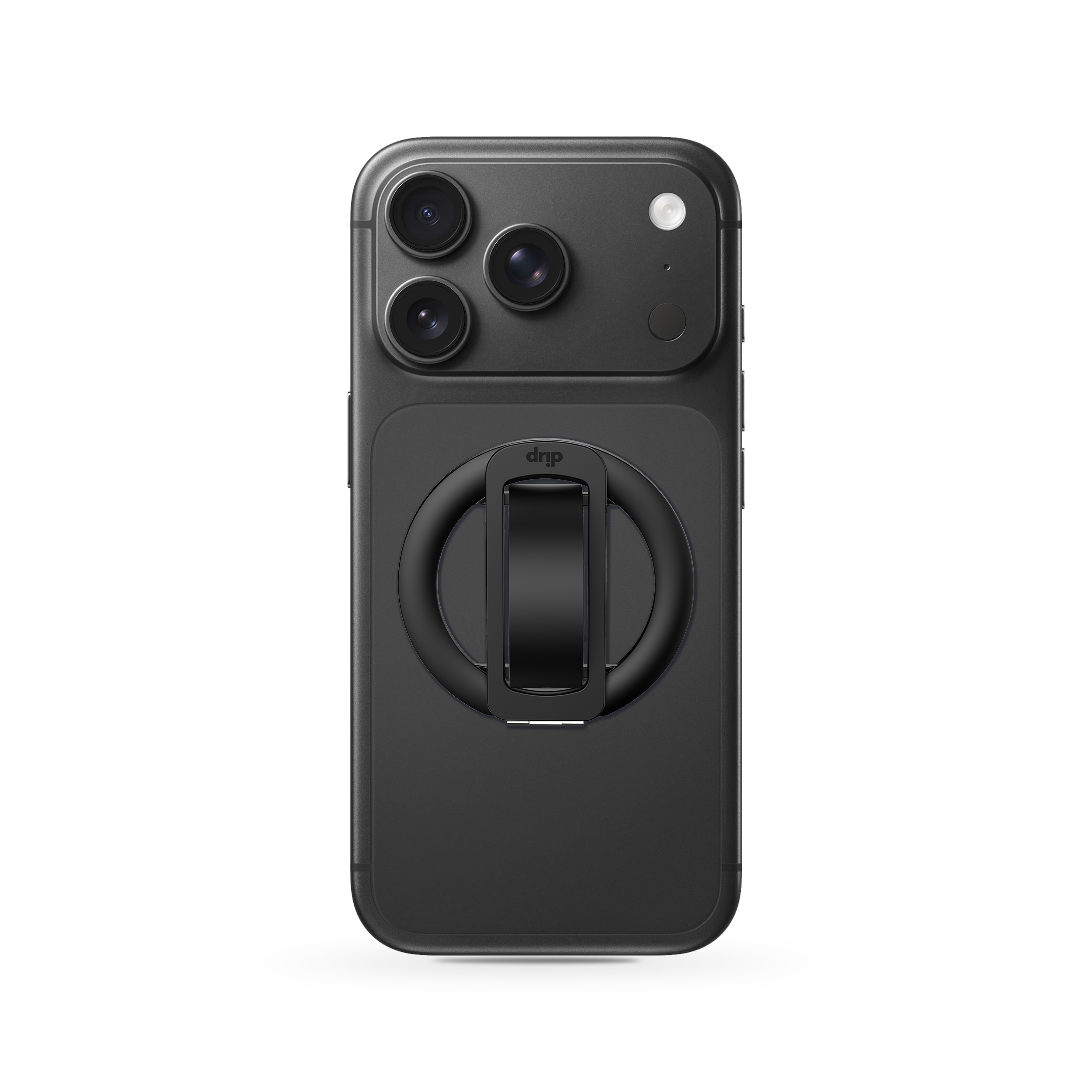 Drip SoftGrip Magnetic Ring Phone Holder with Removable Finger Strap