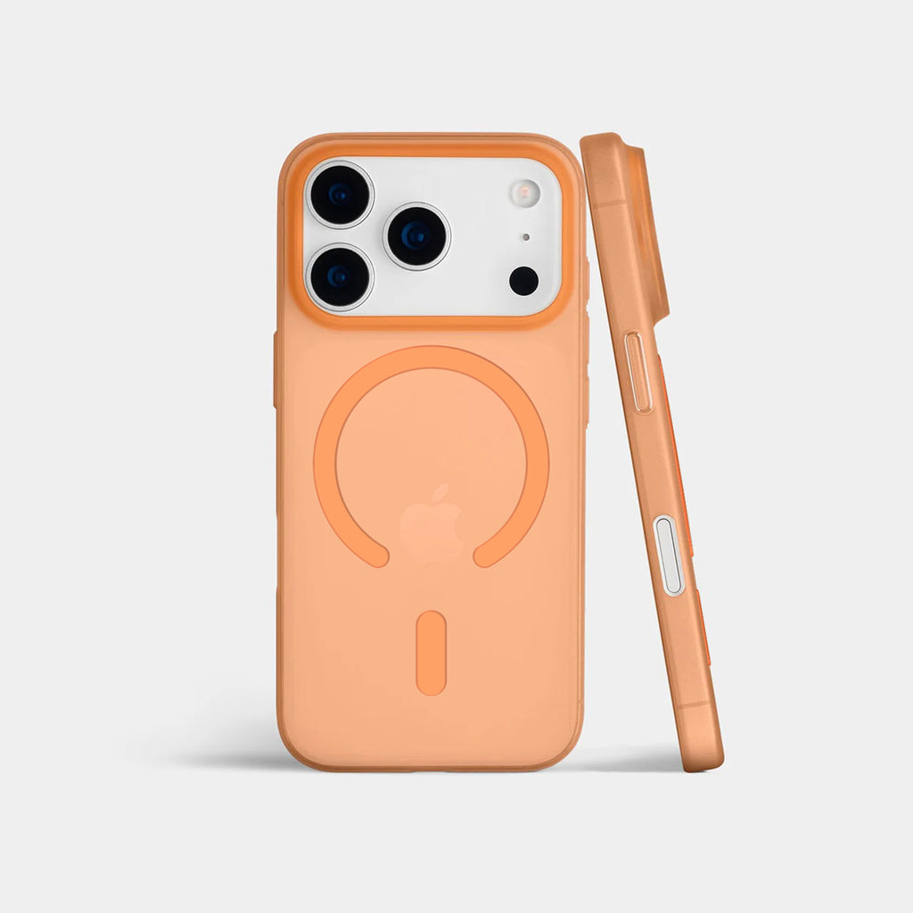 Drip Thinnest Frosted Phone Case with MagSafe Cosmic Orange for iPhone 17 Series