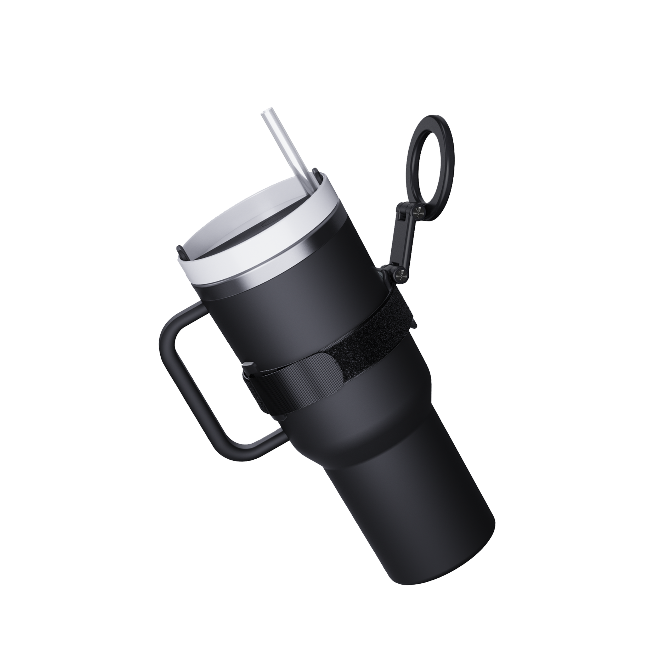 Drip Strap Magnetic Phone Mount Black