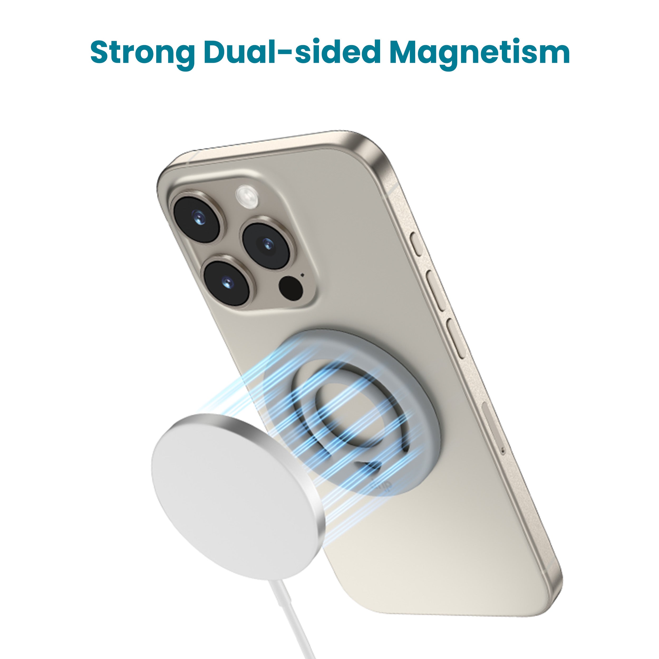 Drip Double Side Magnetic Silicone Ring Holder
