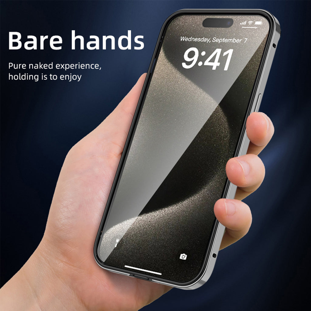 Drip Metal Frame Armor with Soft Inner Bumper for iPhone 15 & 16 Series