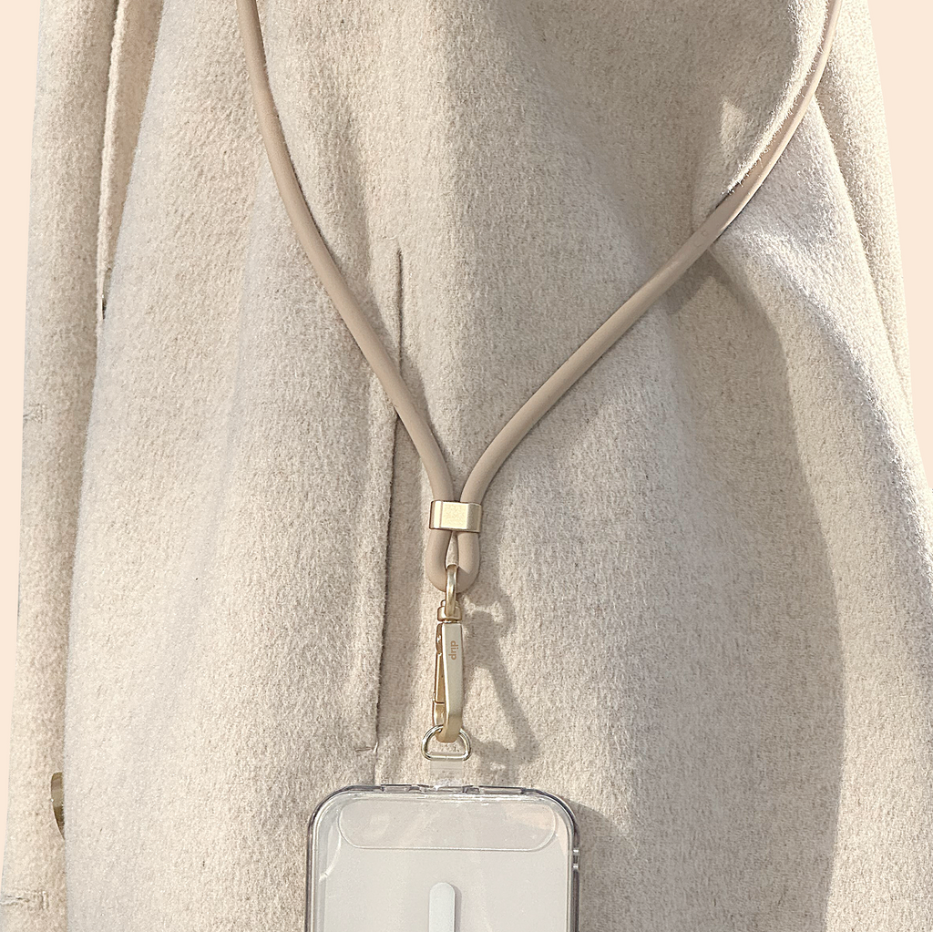 Drip Silicone Crossbody Strap with Phone Tether Tabs