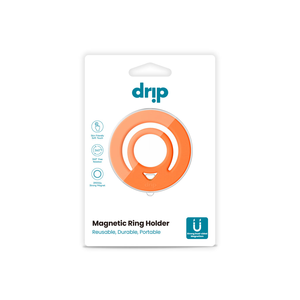Drip Double Side Magnetic Silicone Ring Holder