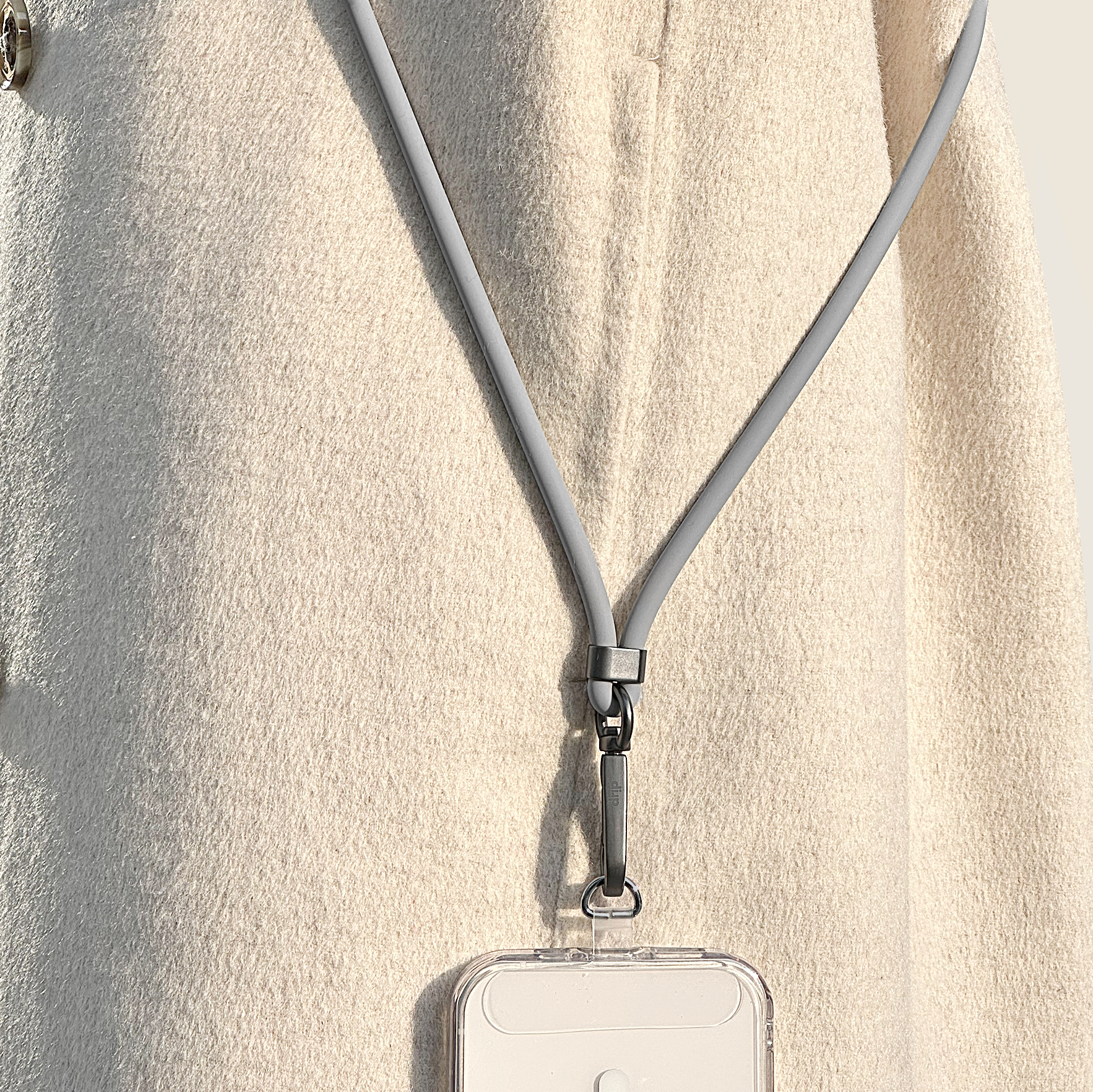 Drip Silicone Crossbody Strap with Phone Tether Tabs