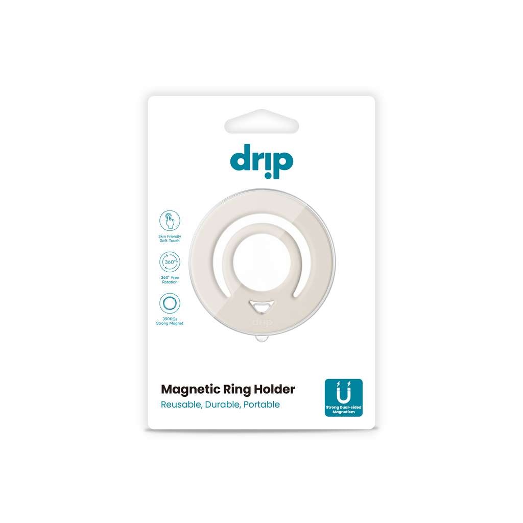 Drip Double Side Magnetic Silicone Ring Holder