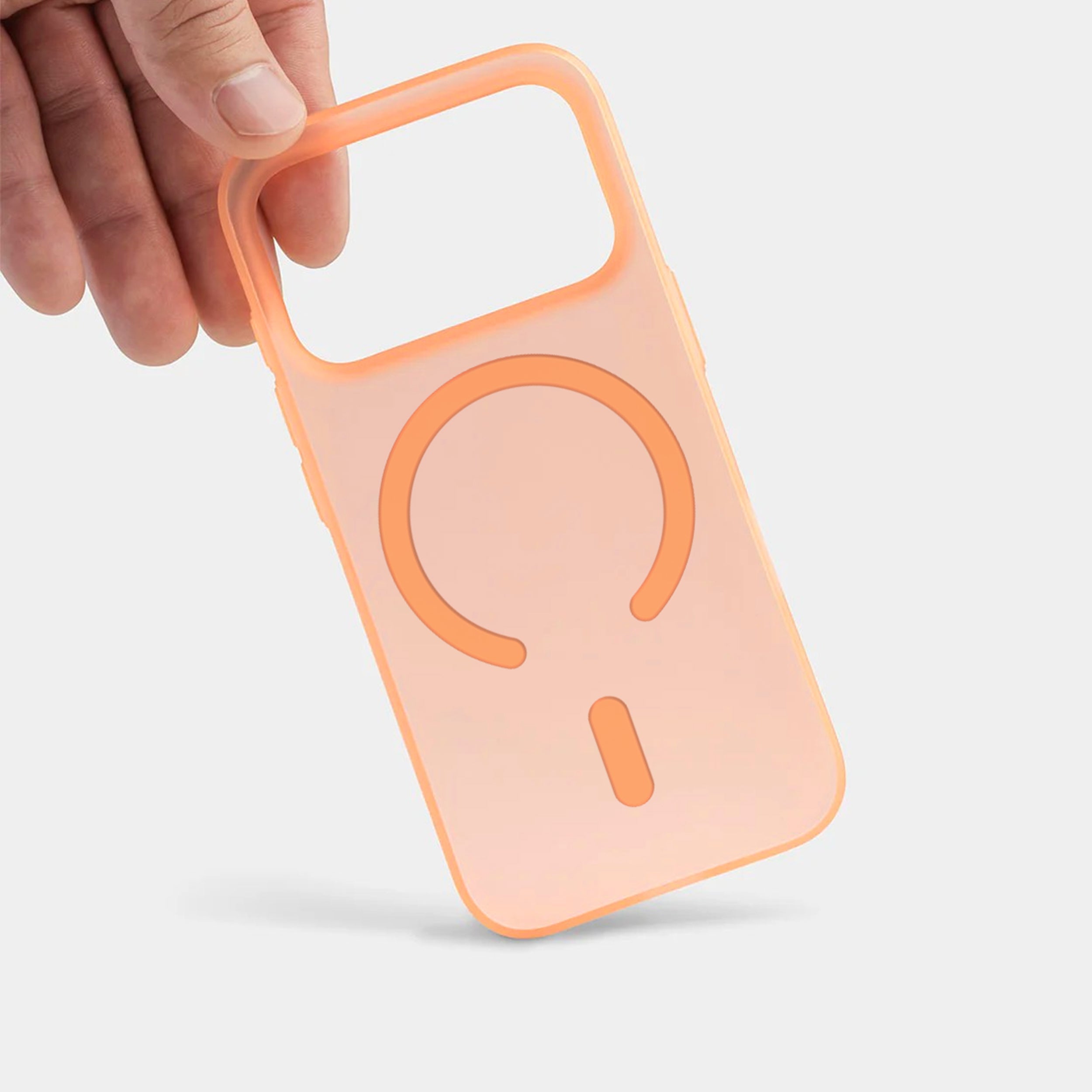Drip Thinnest Frosted Phone Case with MagSafe Cosmic Orange for iPhone 17 Series