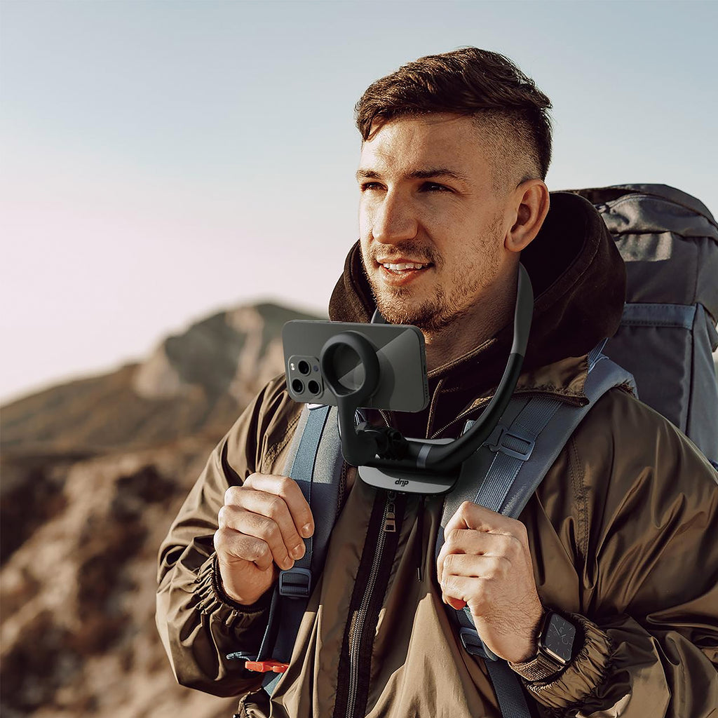 Drip Neck Phone Mount Black