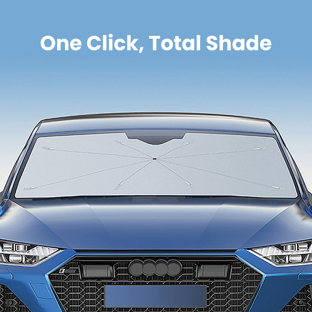 Drip Umbrella Car Windshield Sunshade Black