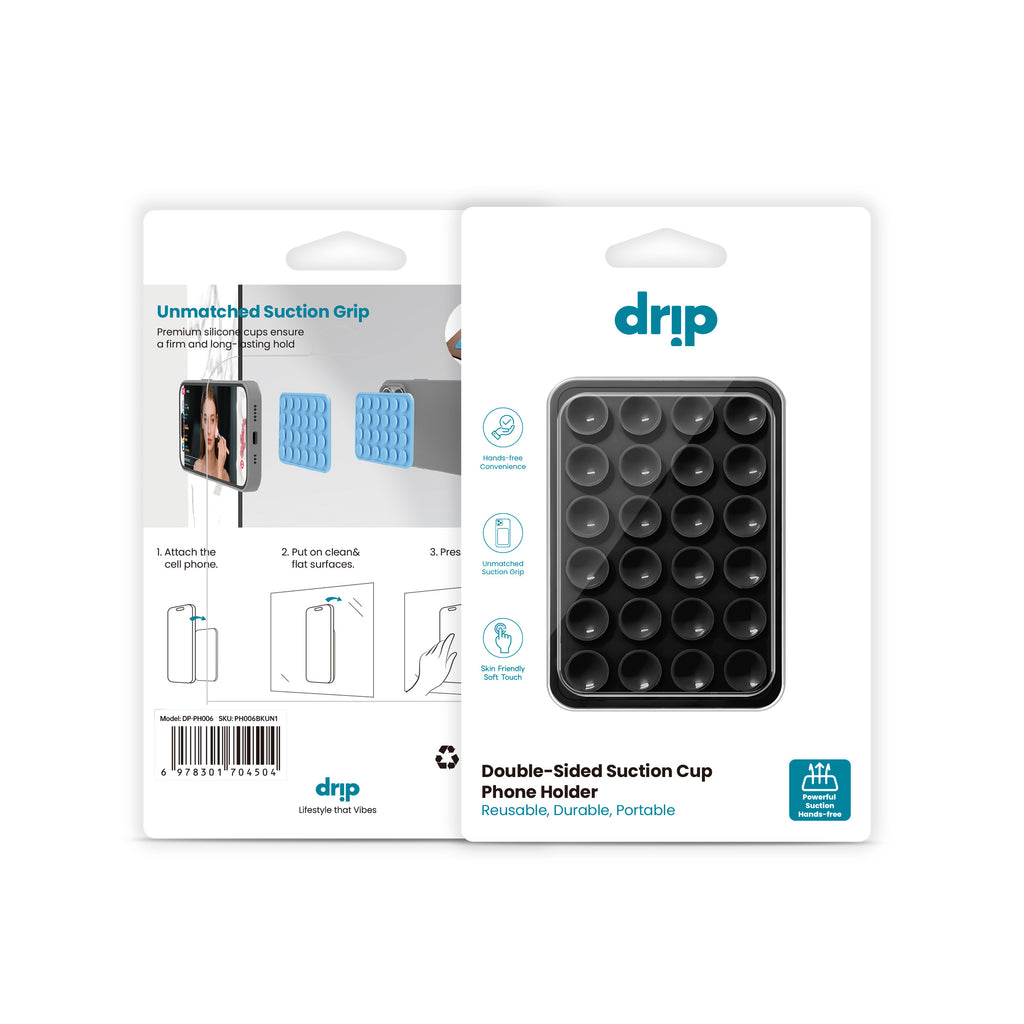Drip Double-Sided Silicone Suction Cup Phone Holder