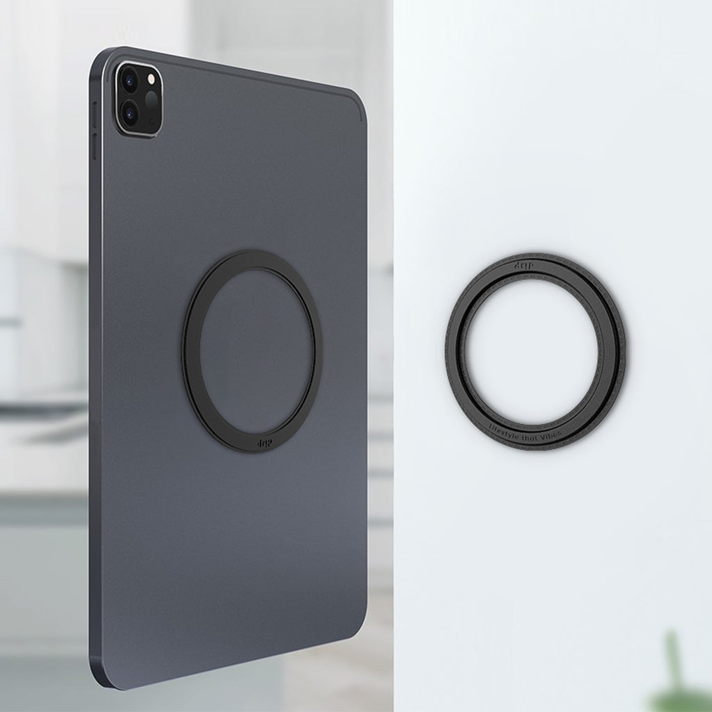 Drip Magnetic Ring & Metal Ring Black for Tablets