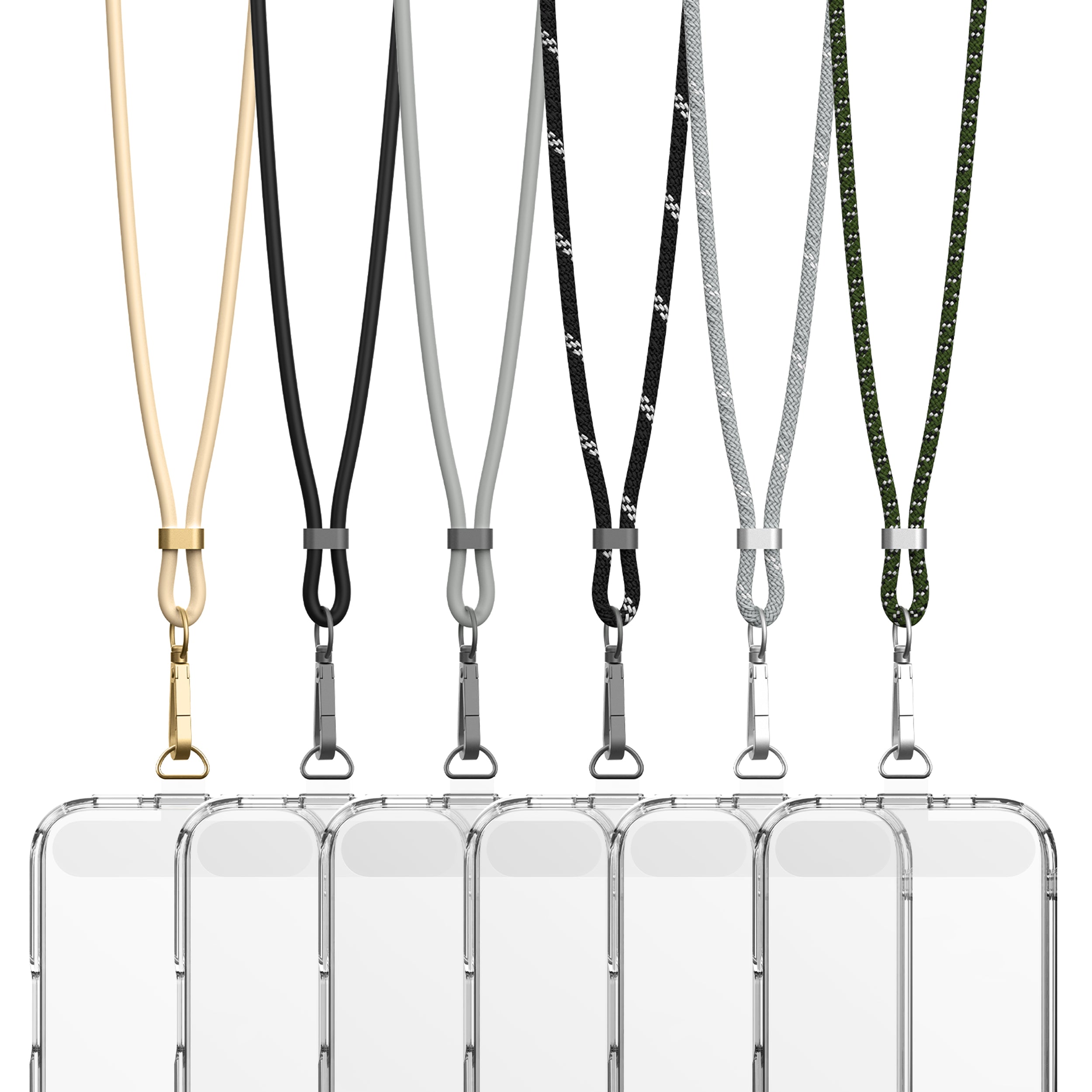 Drip Silicone Crossbody Strap with Phone Tether Tabs