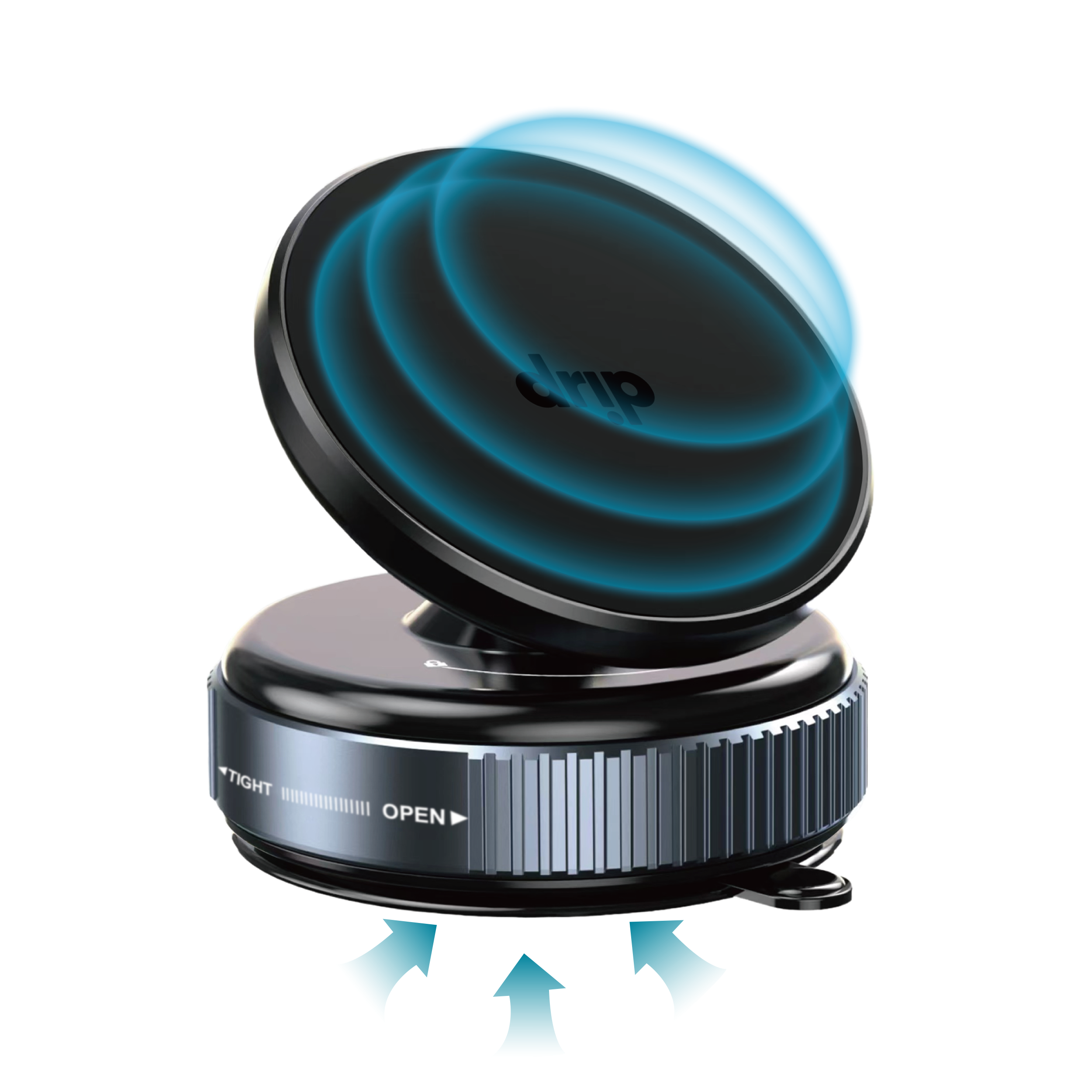 Drip 360° Rotating Vacuum Suction Magnetic Car Phone Mount
