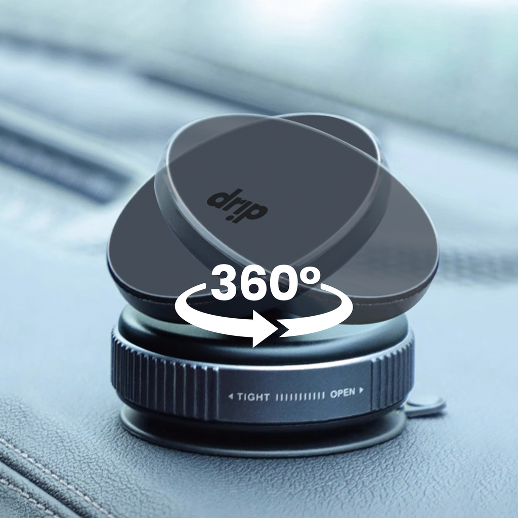Drip 360° Rotating Vacuum Suction Magnetic Car Phone Mount