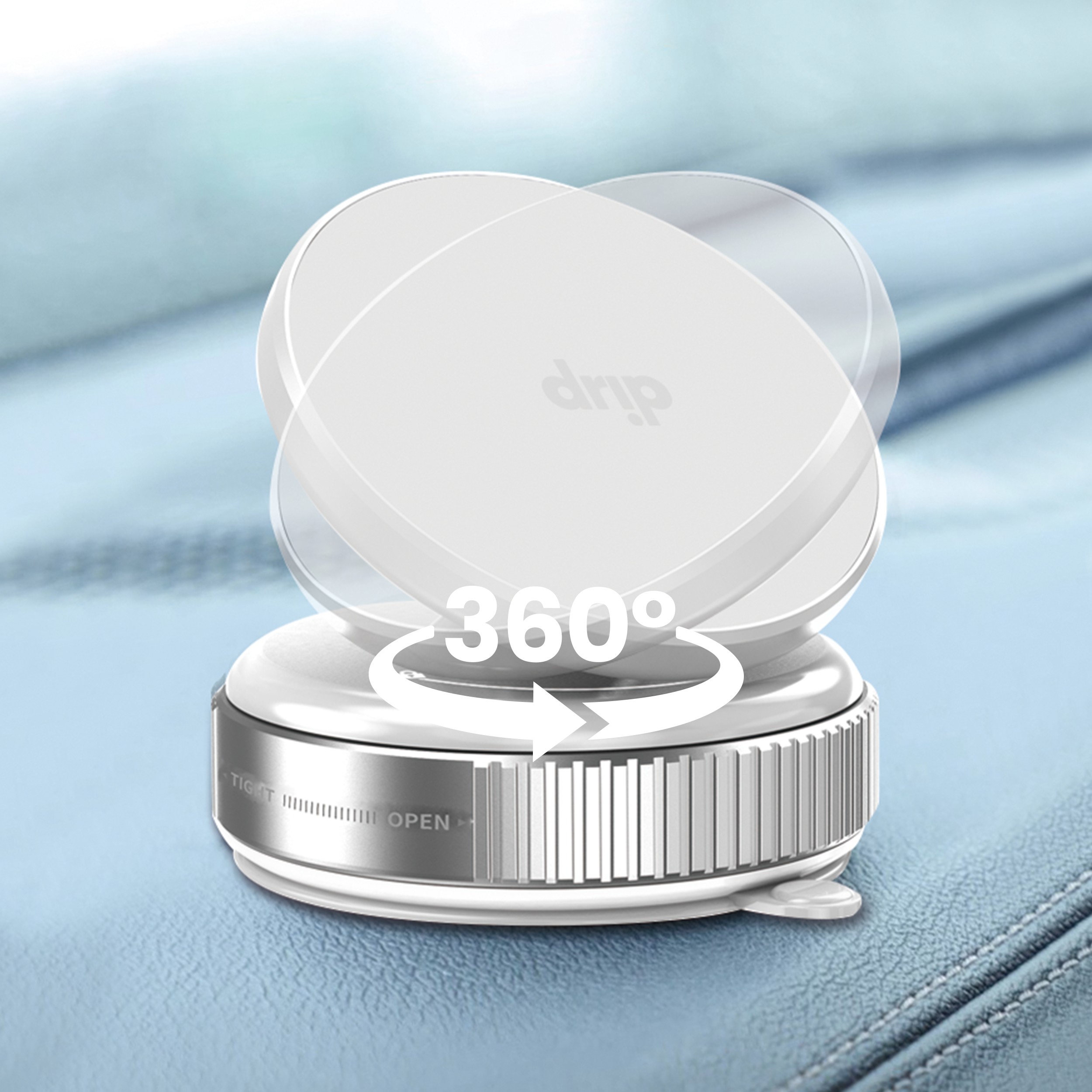 Drip 360° Rotating Vacuum Suction Magnetic Car Phone Mount