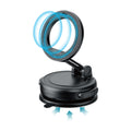 Drip 360° Rotating Press-Button Activated Vacuum Suction Magnetic Car Phone Mount Black