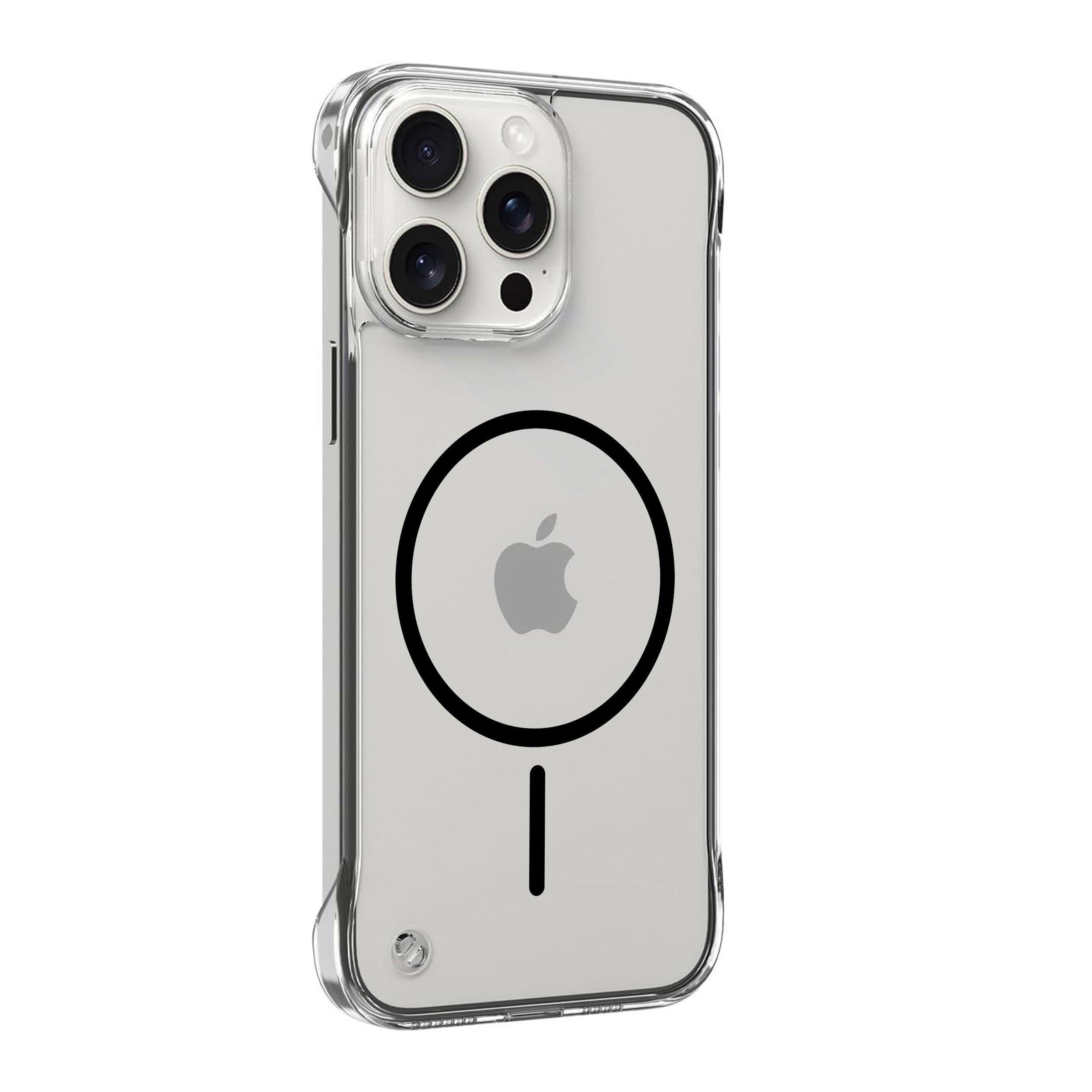 Drip Frameless Clear Phone Case for iPhone 15 & 16 Series