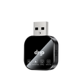 Drip 4-IN-1 Wireless CarPlay Adapter Supports Apple CarPlay & Android Auto & AirPlay & Mirror Link Black