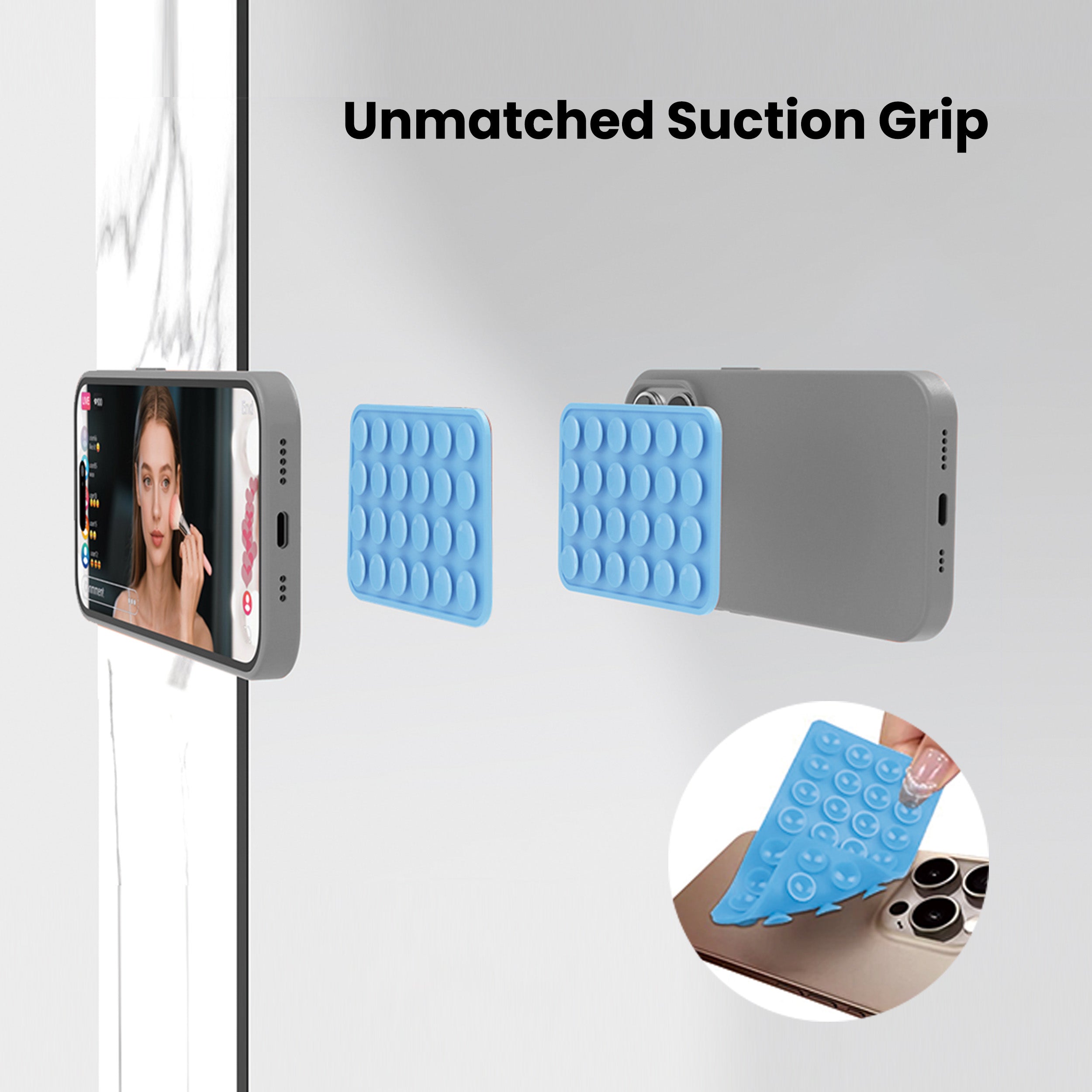 Drip Double-Sided Silicone Suction Cup Phone Holder