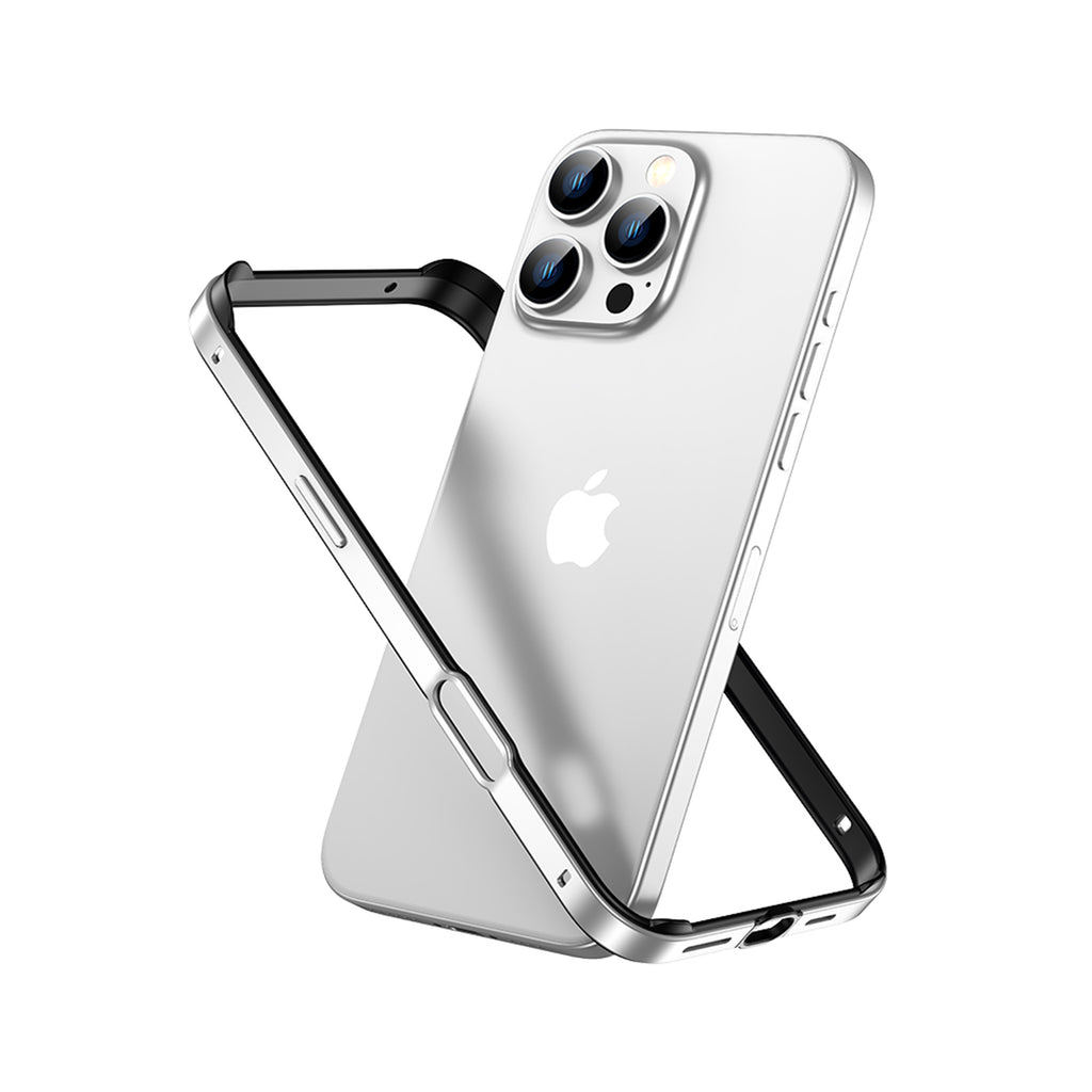 Drip Metal Frame Armor with Soft Inner Bumper for iPhone 15 & 16 Series