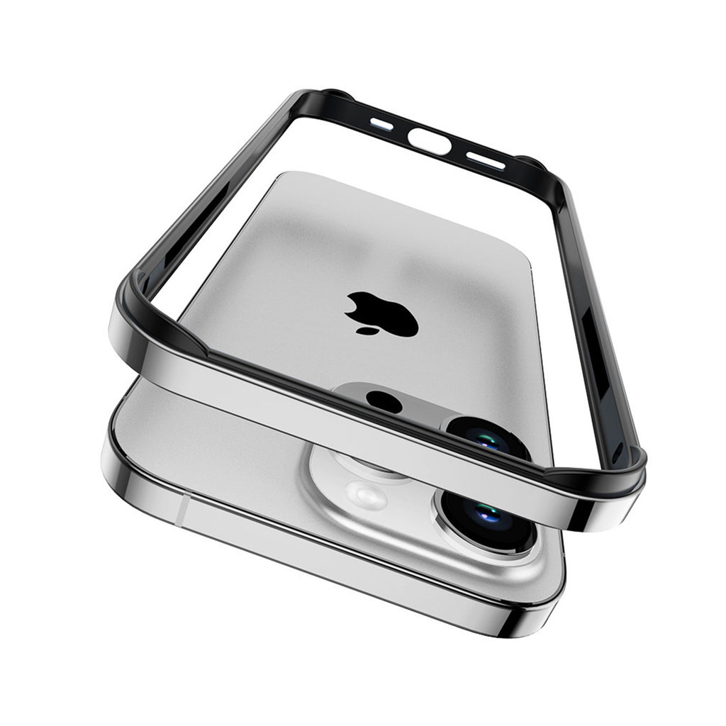 Drip Metal Frame Armor with Soft Inner Bumper for iPhone 15 & 16 Series