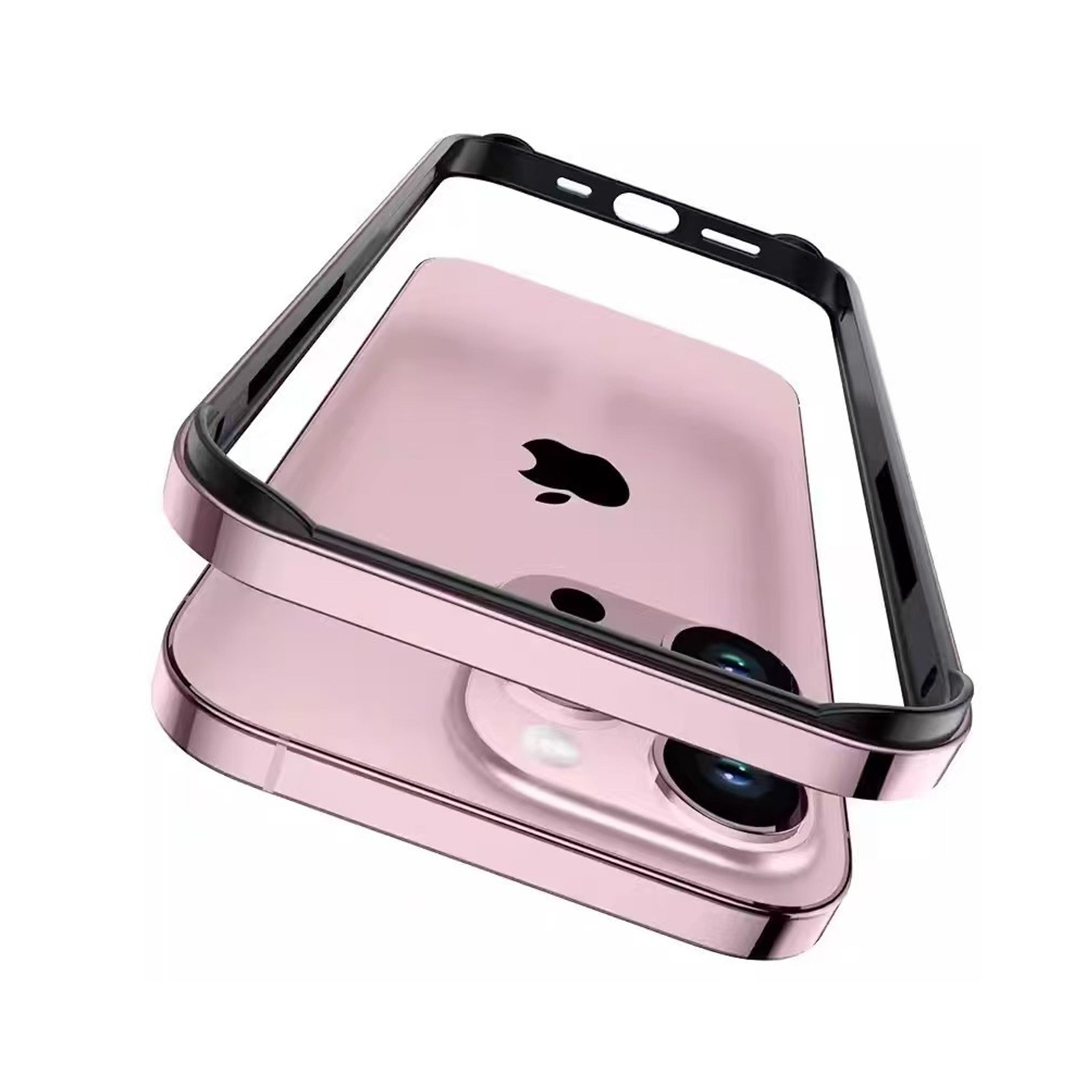 Drip Metal Frame Armor with Soft Inner Bumper for iPhone 15 & 16 Series